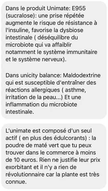 Témoignage Unicity 8