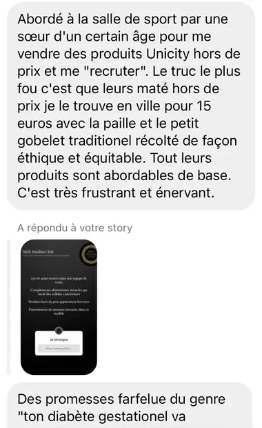 Témoignage Unicity 15